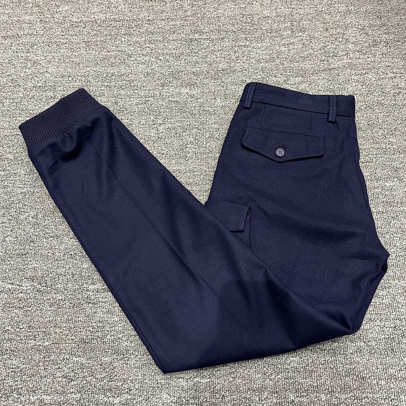 【佛家】S5A62170-06-20男士蓝色中腰百搭商务休闲裤长裤男款