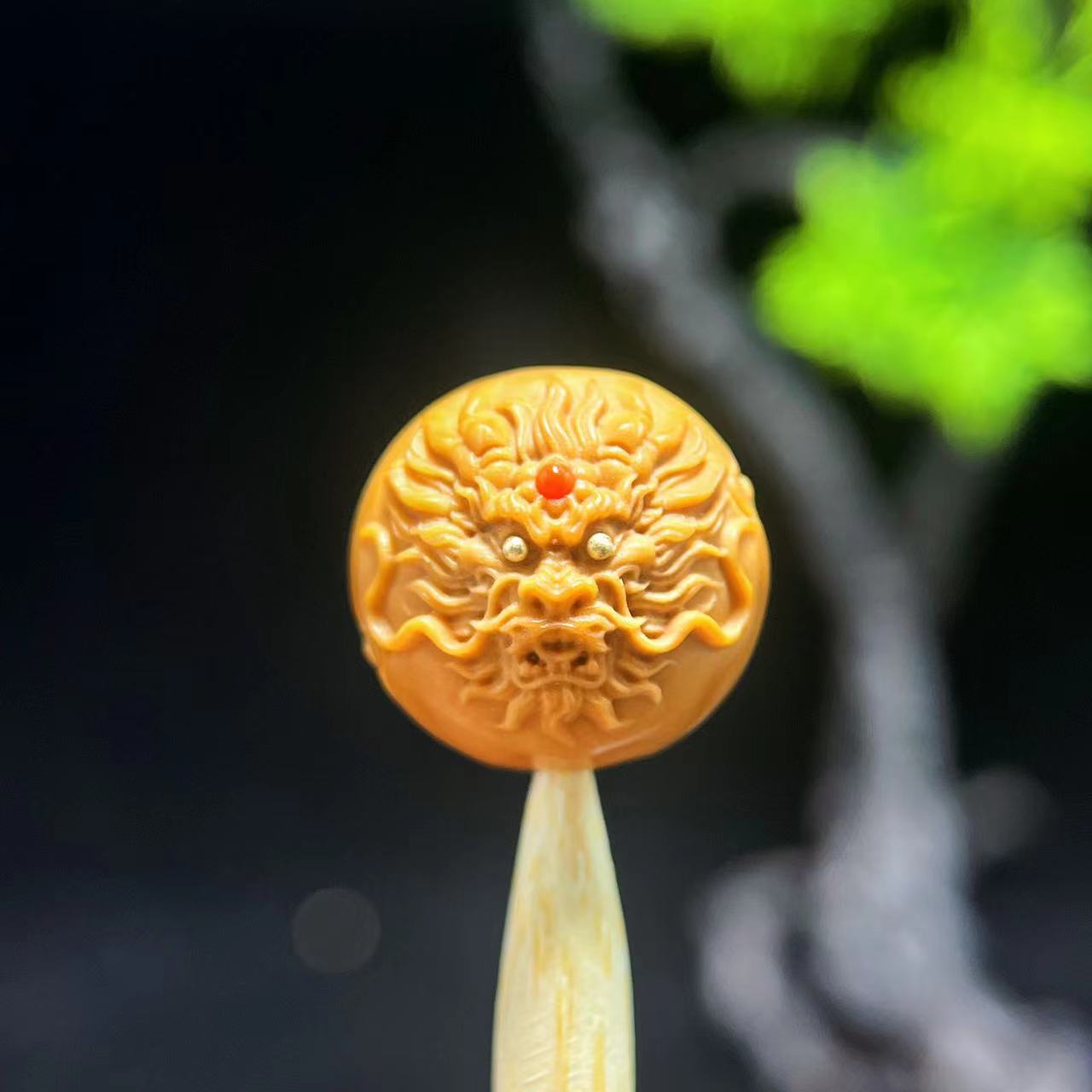 猴头核桃 1.7镶嵌龙单粒 文玩单粒 HTZL-6187E