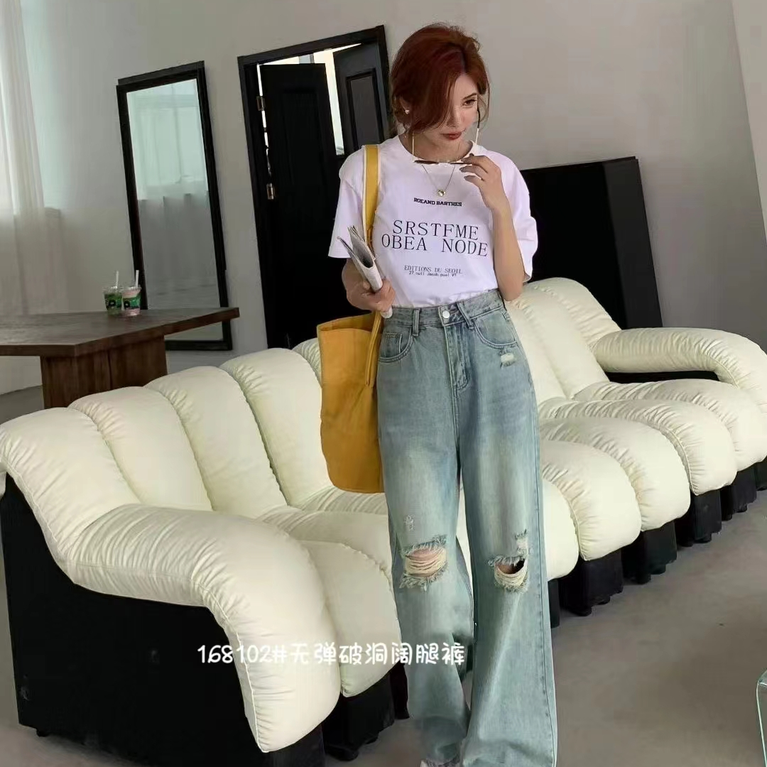 女装春季破洞韩版牛仔裤