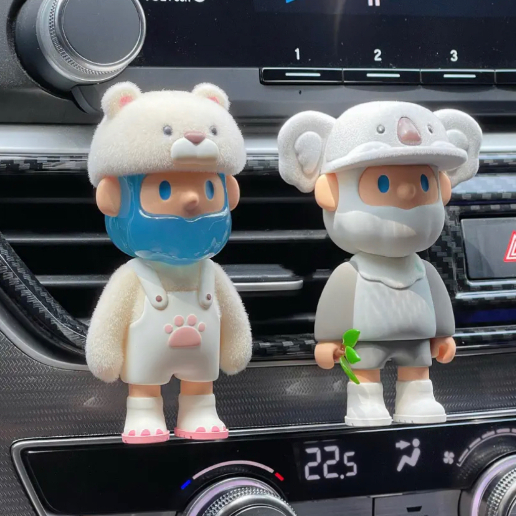 bob出风口奇遇冒险出风口夹挂件车内装饰情侣礼物BOB七代动物公民