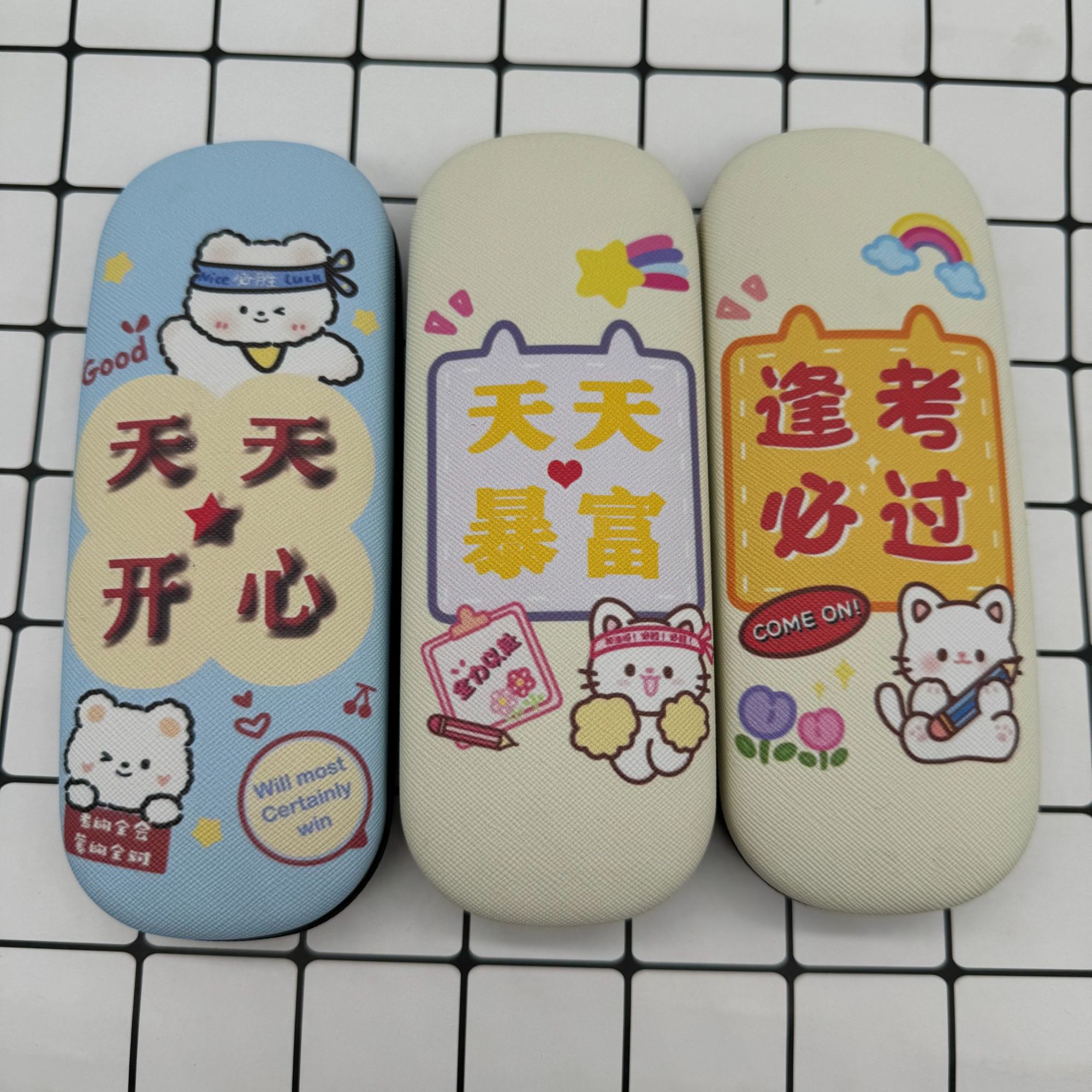 厂家直销眼镜盒可印LOGO卡通