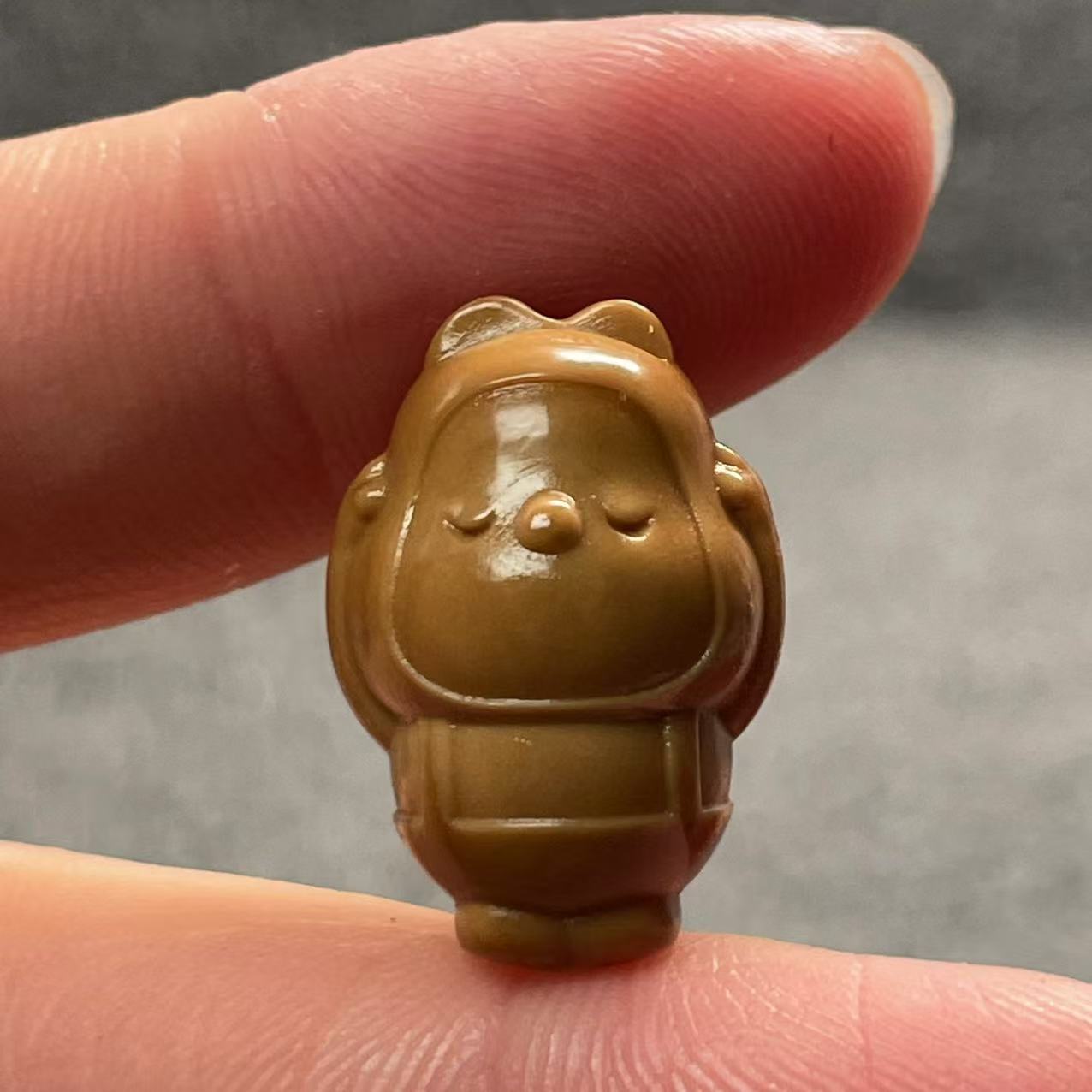 橄榄核龙猫单粒单籽文玩卡通吊坠挂坠