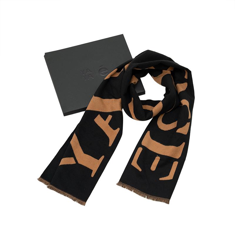 鸭鸭奢选鹅系列双面色围巾时尚百搭女士经典保暖秋冬季高档潮流