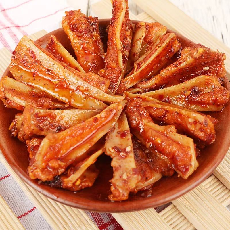 鸡脆骨三角骨麻辣香辣烧烤孜然小吃即食小吃真空包装休闲解馋零食