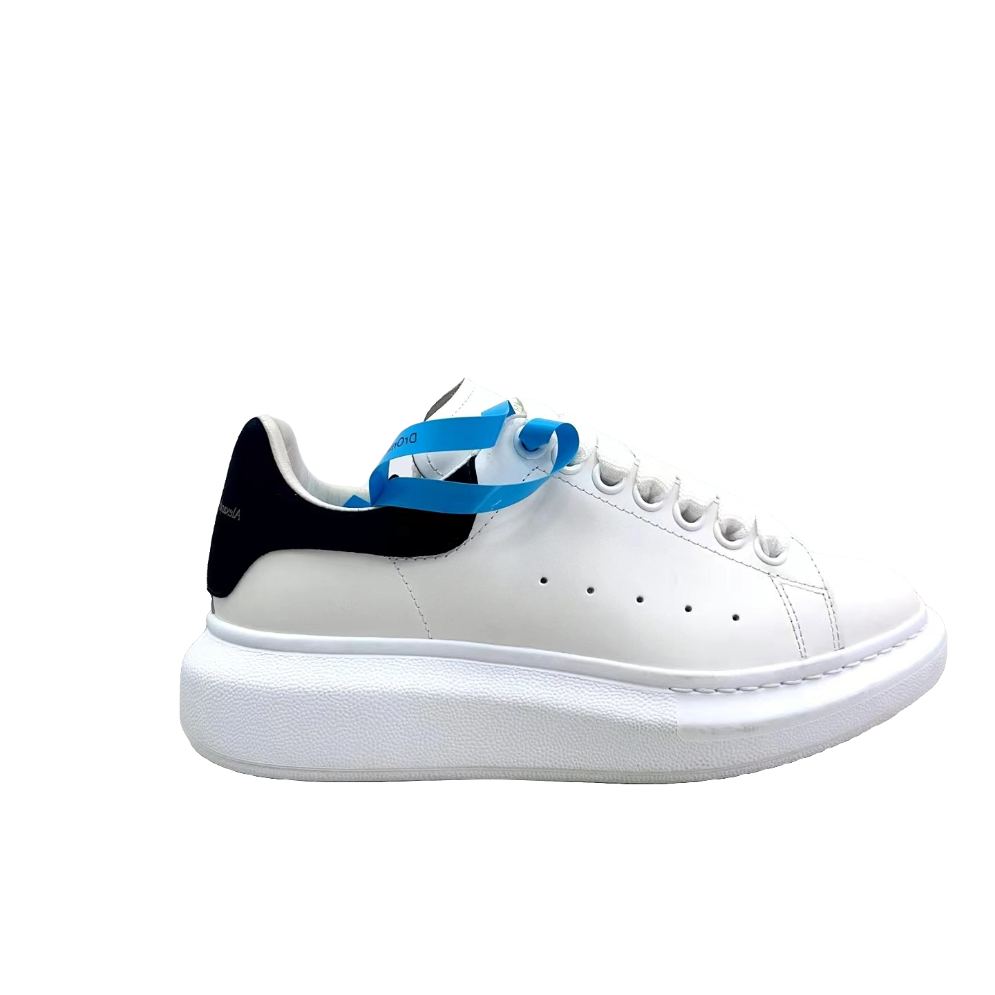 全新未使用 Alexander McQueen/亚历山大·麦昆 22FW经典厚底黑尾