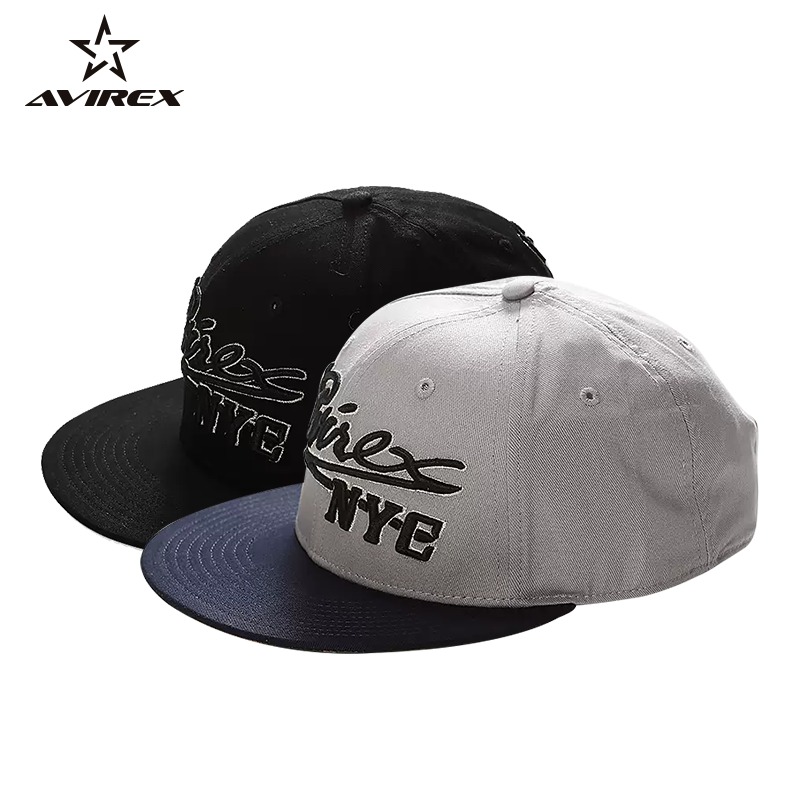 AVIREX摩托车运动帽机车周边休闲帽弯檐复古美式棒球帽鸭舌帽户外