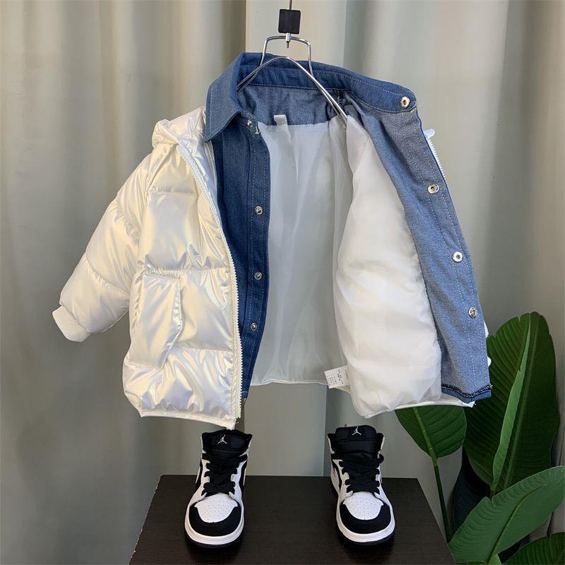 巴拉巴拉男童棉服秋冬装2023新款洋气儿童加厚棉袄宝宝冬季羽绒棉