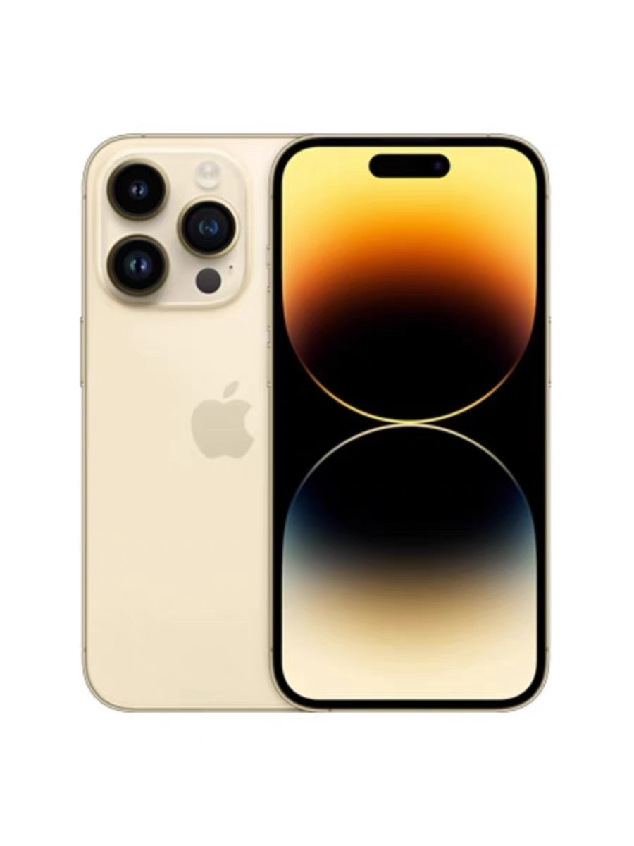 99新 Apple/苹果 99新Apple/苹果14pro-128G电池100金色在保原装