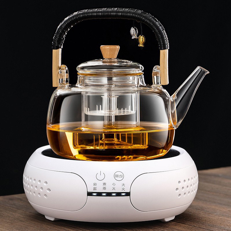单壶蒸煮一体家用煮茶壶耐高温烧水壶可明火电陶蒸汽煮茶器煮水壶