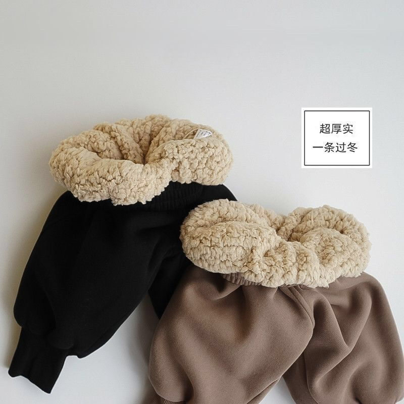 秋冬韩版儿童冬季一条过冬巨厚裤子宝宝棉裤保暖束脚卫裤休闲裤