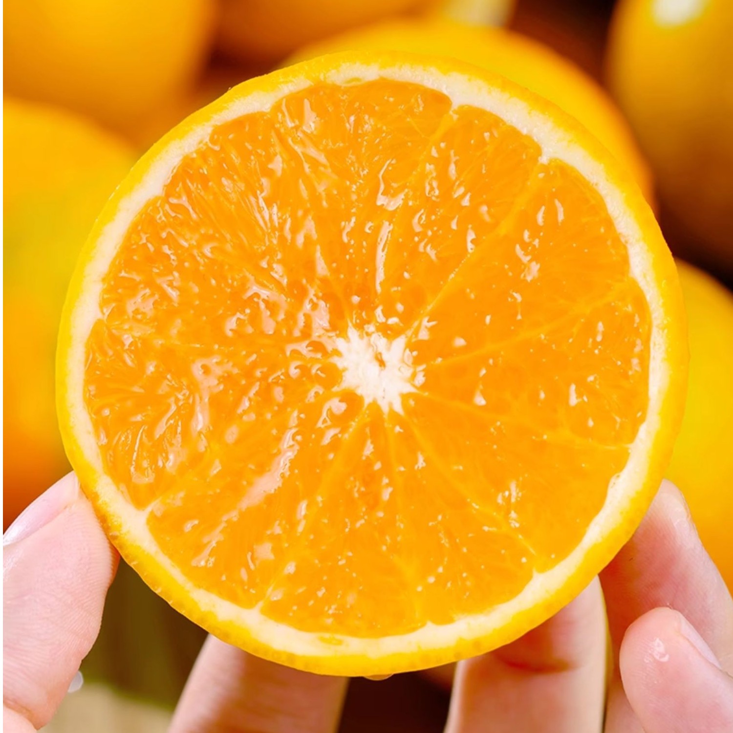 道州脐橙纽荷尔脐橙当季水果皮薄脆甜多汁果香浓郁现摘现发橙子