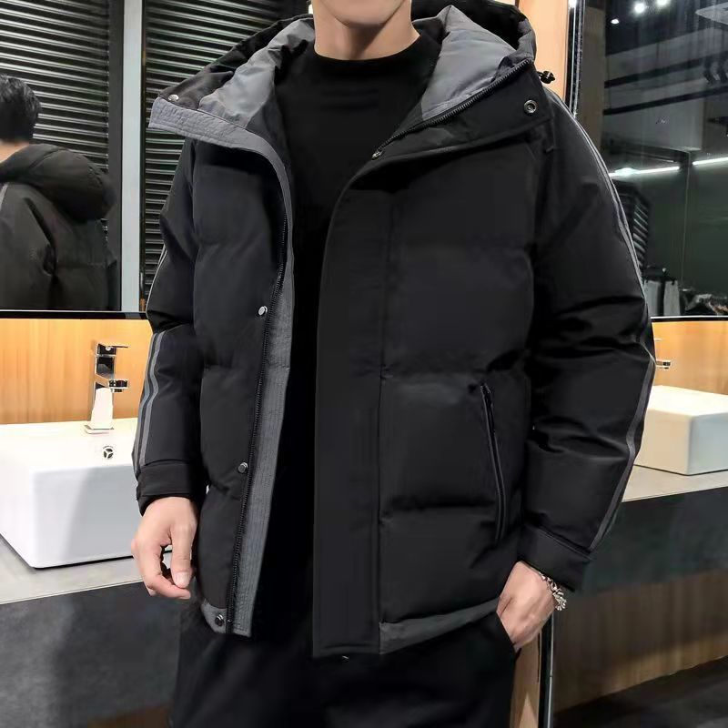 羽绒服新款爆款衣男款士外套秋潮流加厚短款羽绒袄潮牌季男