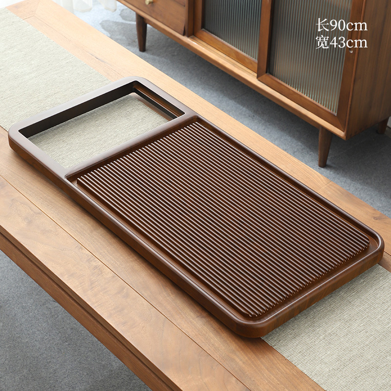 直条电器90*43茶盘家用功夫泡茶台排水小型干泡茶台简易办公茶海