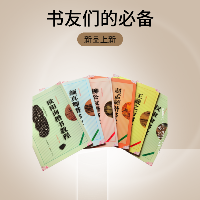 书法用品字帖套装初学必备集字艺术章法基本临习