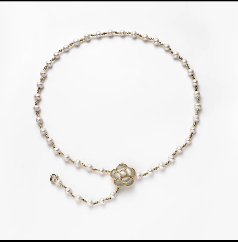 淡水珍珠毛衣链气质轻奢百搭