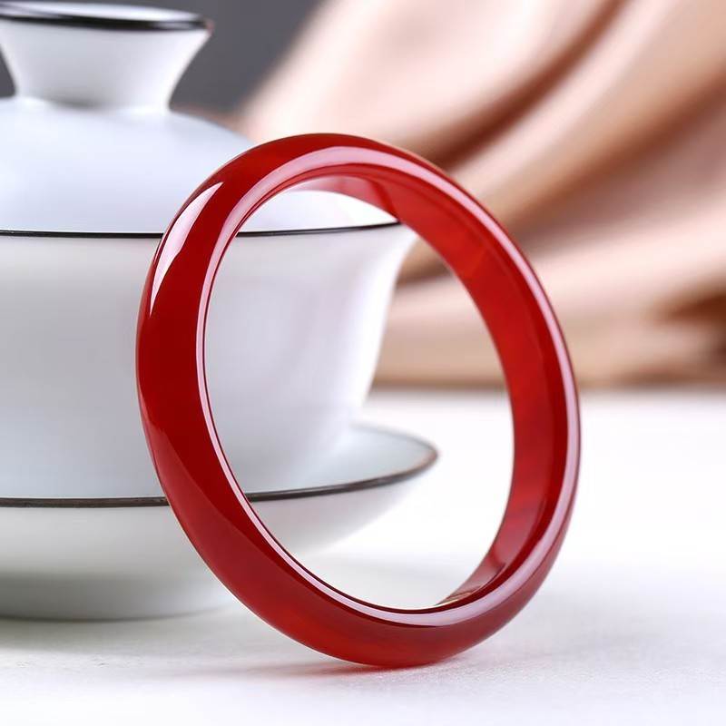 天然玛瑙手镯百搭