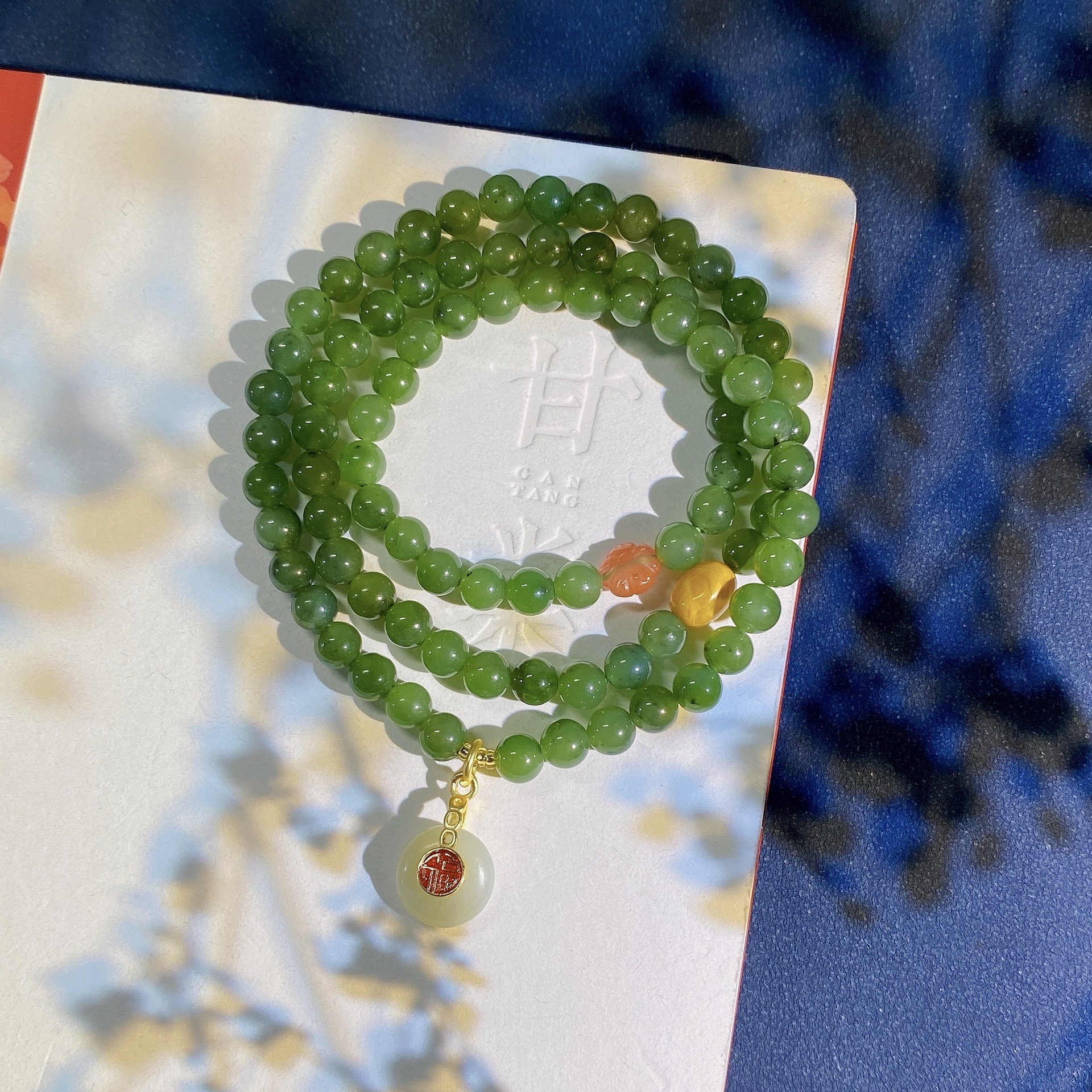 天然和田玉多圈手串