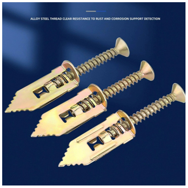 新型打入式石膏板壁虎飞机膨胀螺丝隔热板纤维板埃特板专用内膨胀