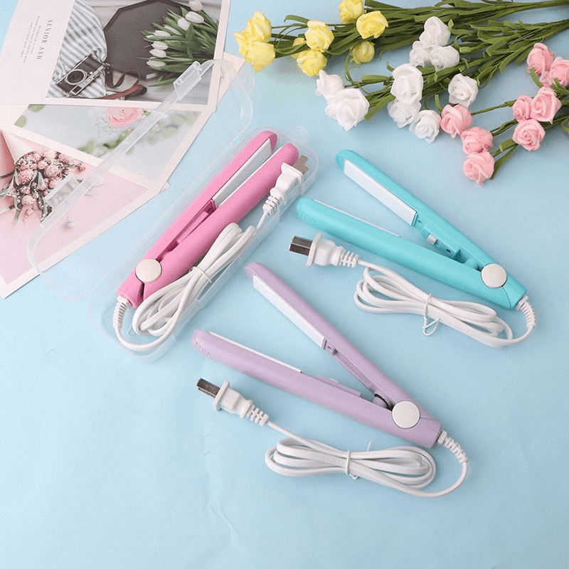 卷发棒迷你小夹板女学生小型一次性卷发器两用电夹板不伤发直板夹