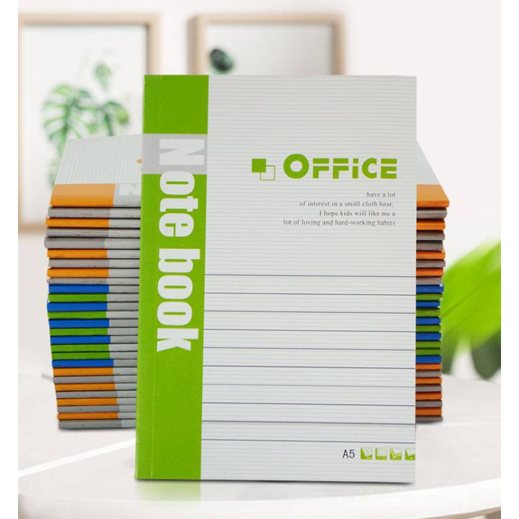 笔记本子简约大学生用记账本文具商务办公用品记事本A5工作软抄本