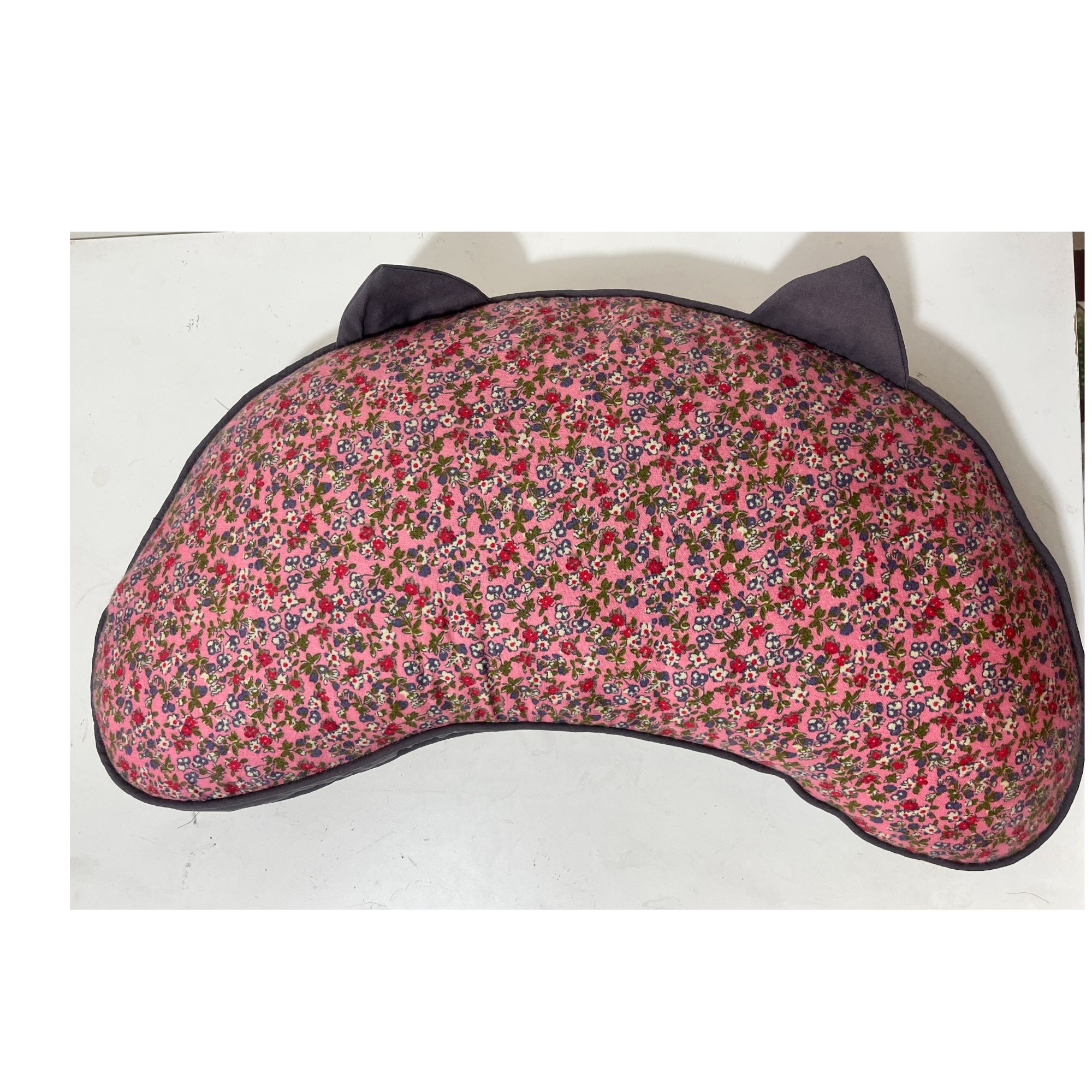 粉色猫耳枕睡眠伴侣·呵护颈椎·可拆洗