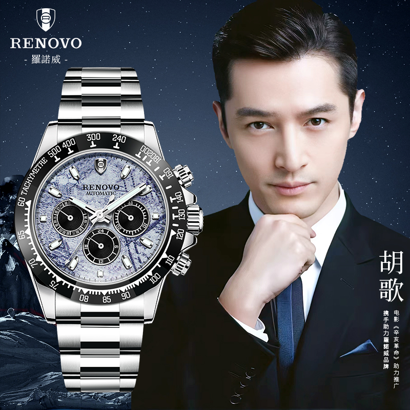 【步凡轻奢】德国品牌RENOVO罗诺威机械男手表-R33113