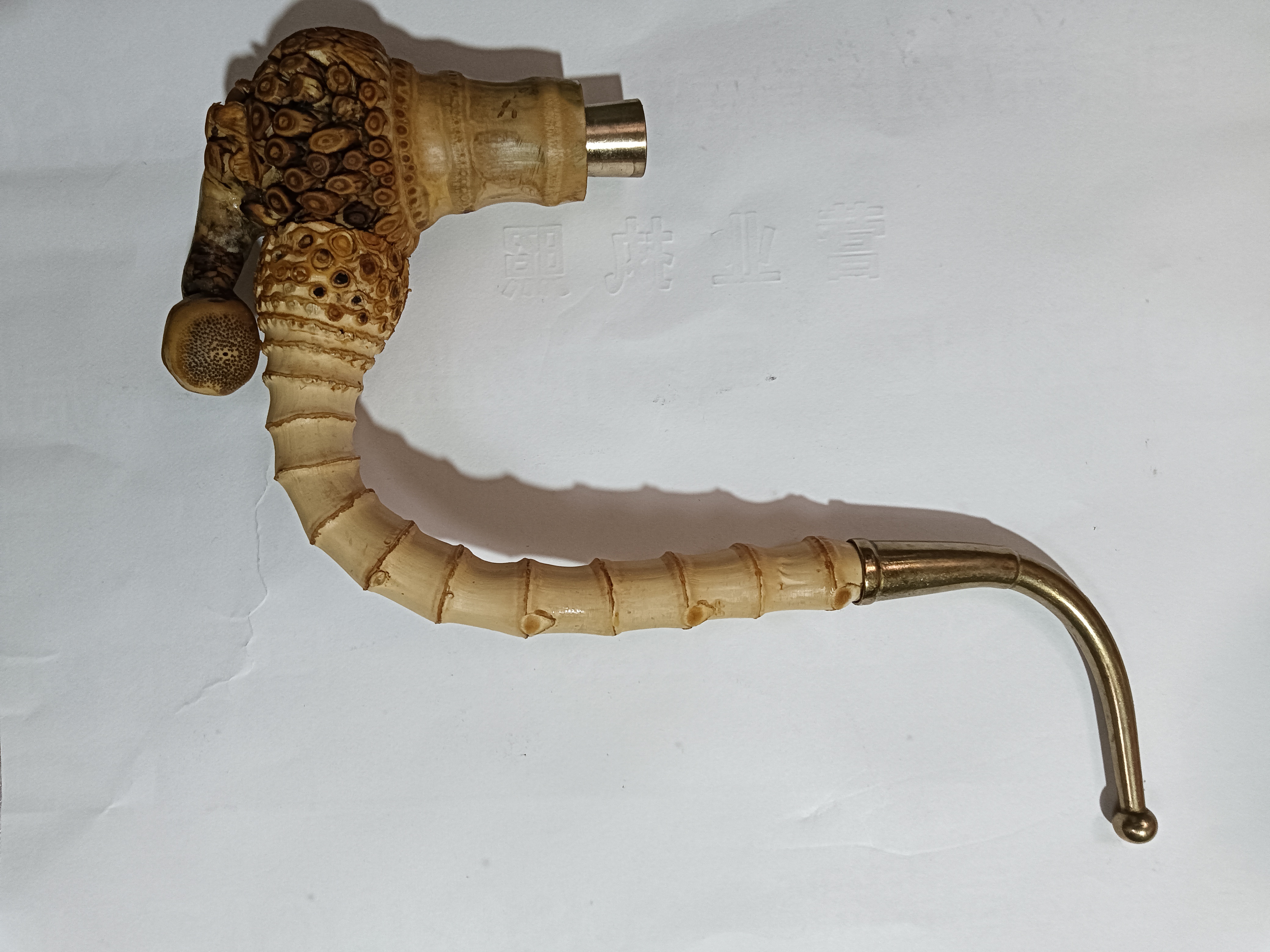 贵州特色原生手工艺竹烟斗