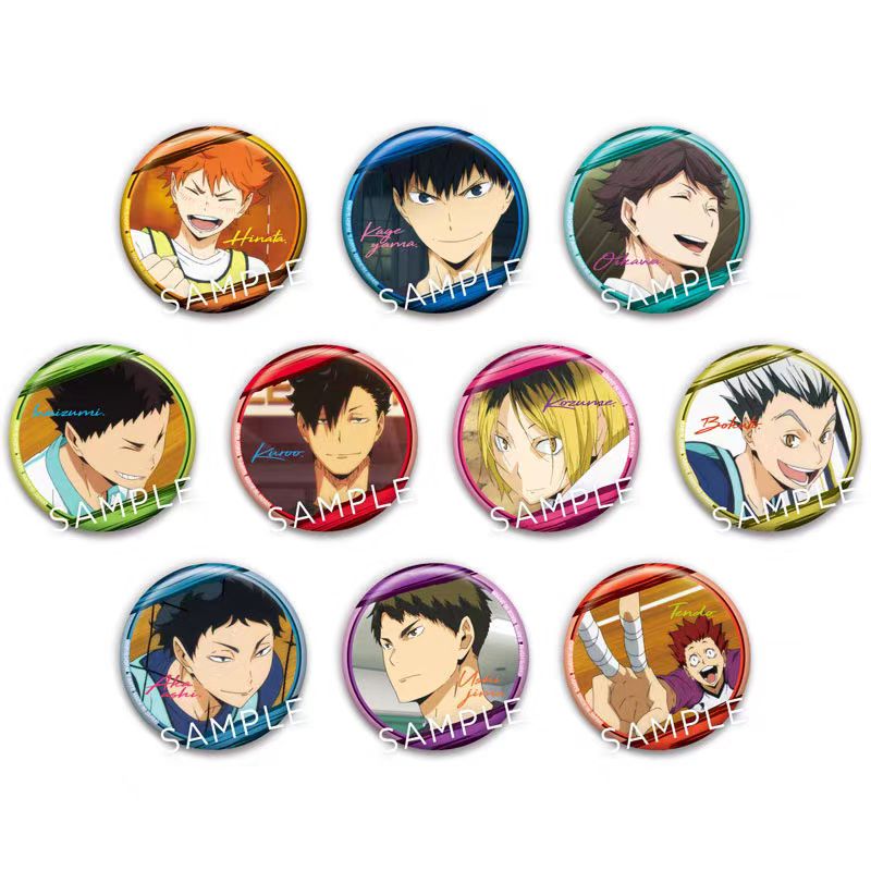 【拆盒】排球少年 情热吧唧系列 情热一二三四弹徽章【盲盒】III