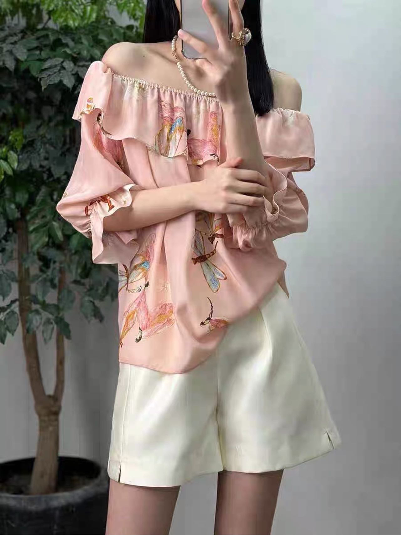 雪儿原创女装集合店百分之百桑蚕丝
