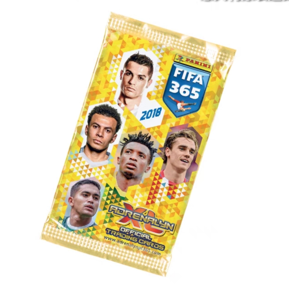 帕尼尼PANINI2018 FIFA365 官方球星卡盲盒 寻梅西 C罗内马尔