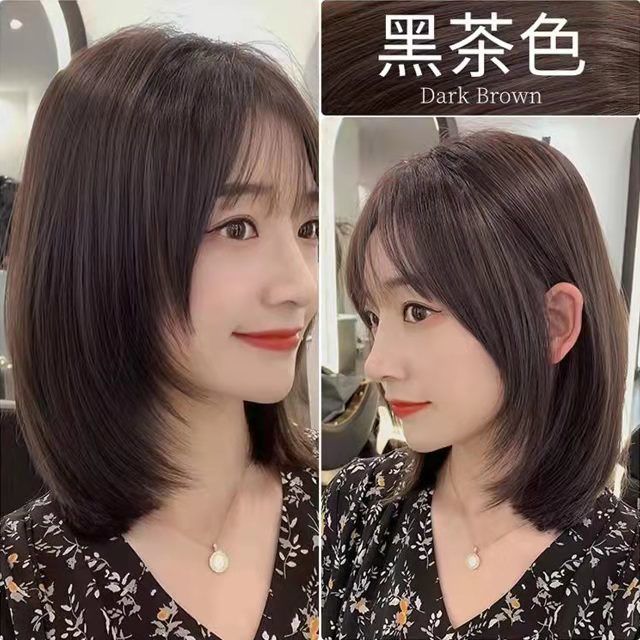 染发剂染发膏自己在家染2020学生流行色彩色自然黑色盖白发