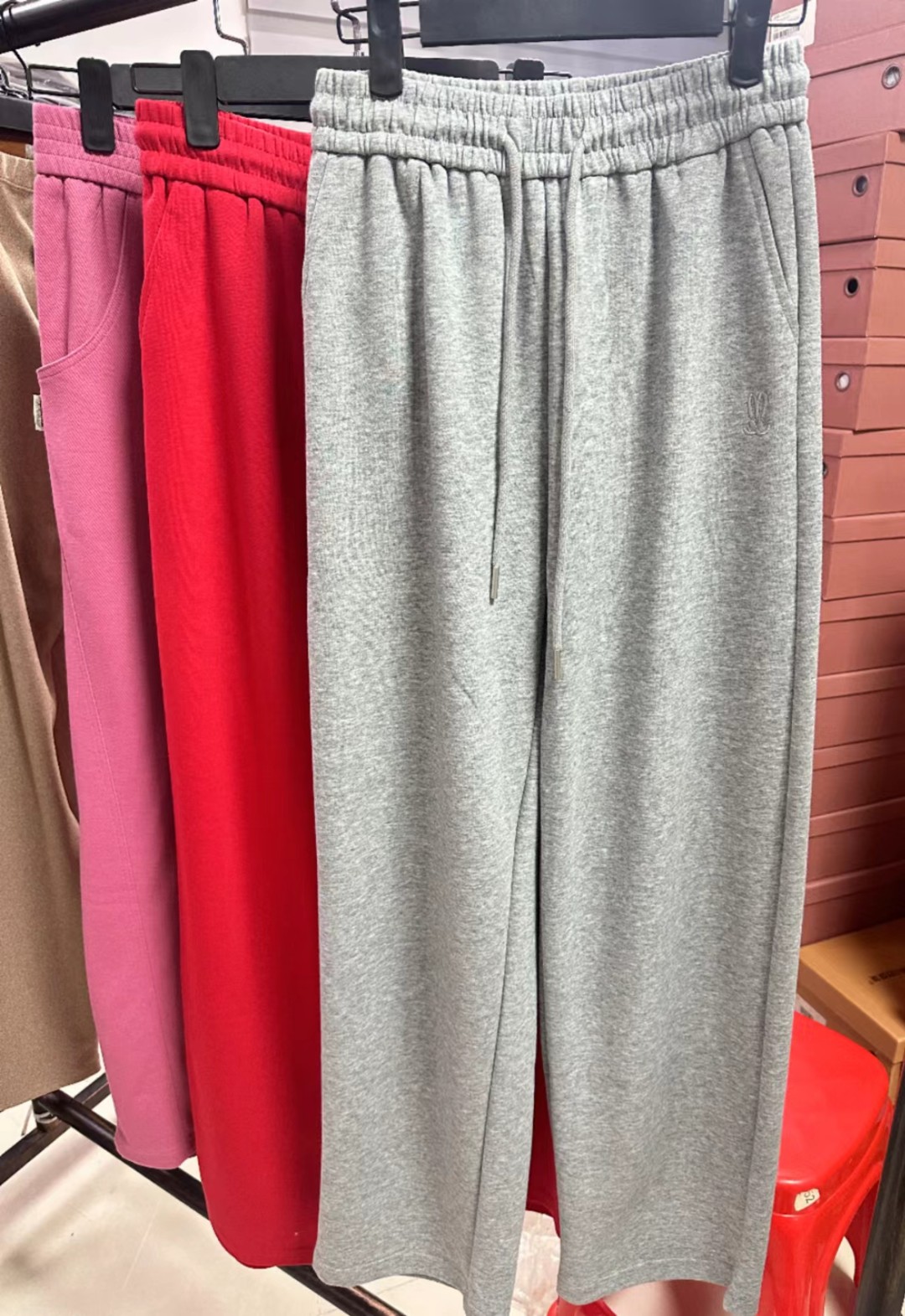 【现 8385灰色格子裤子】--姐妹女装1号店