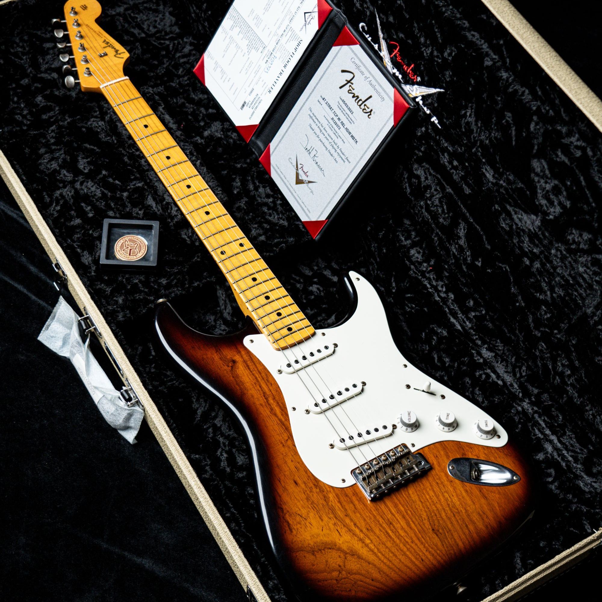 Fender 电吉他 MB TK 日落