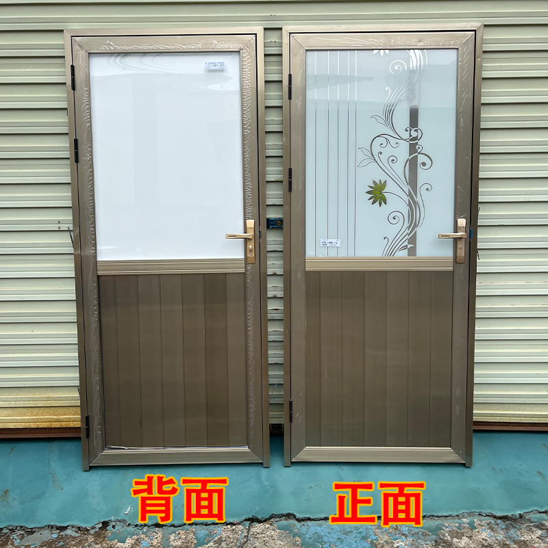 铝合金门加厚半玻璃门农村家用门卫生间门浴室门厨房门加厚简易门