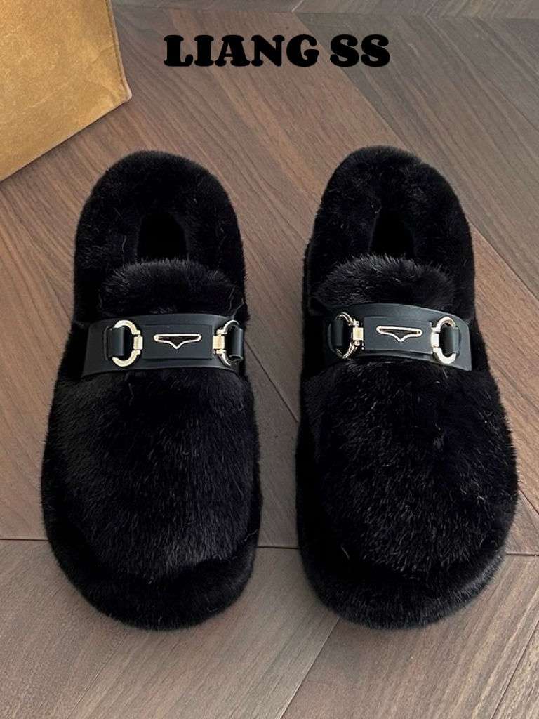 迪家棉鞋-百搭时尚棉鞋拖鞋【收到货有浮毛属于正常现象】-W0000