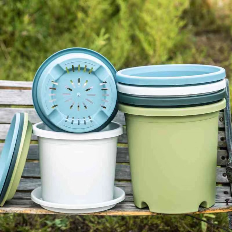 伊特花盆（颜色随机））1号（口径17高度14.8）无托