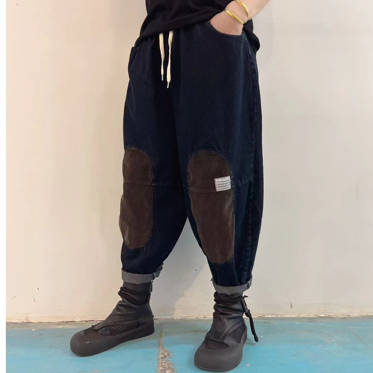 T221炒色拼接哈伦裤（建议170斤内）完美主义者慎拍