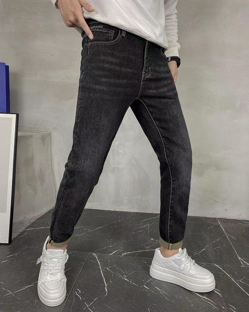 193潮男加绒牛仔裤（高货）