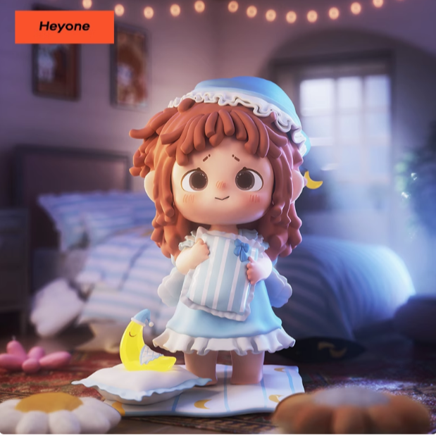 （-拆盒）芙芙夜幕下的微光之城系列潮玩盲盒