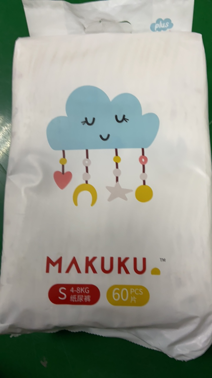 麦酷酷童话纸尿裤S码（破口）60片