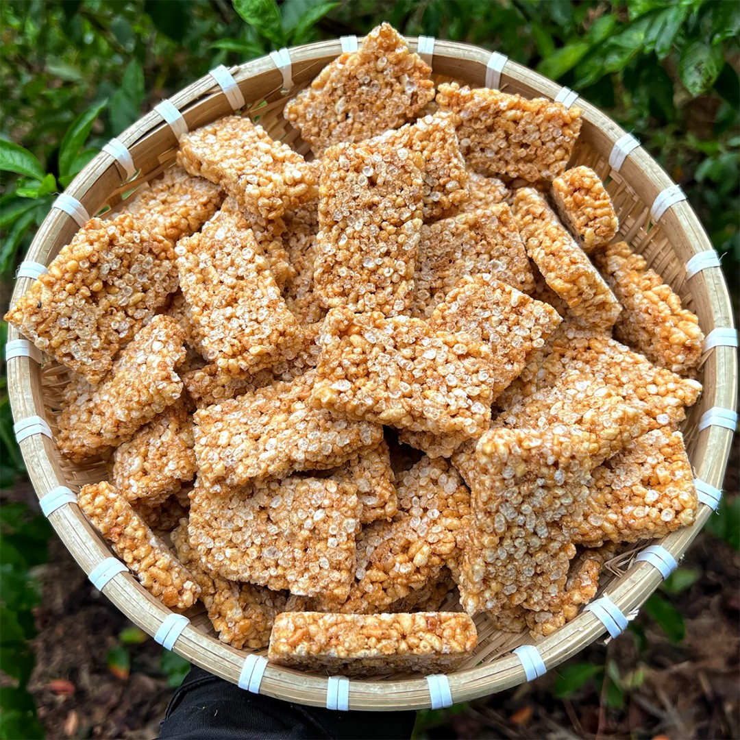 黄梅特产 红薯米糖 炒米糖 纯手工米糖切糕办公室零食 250克/袋