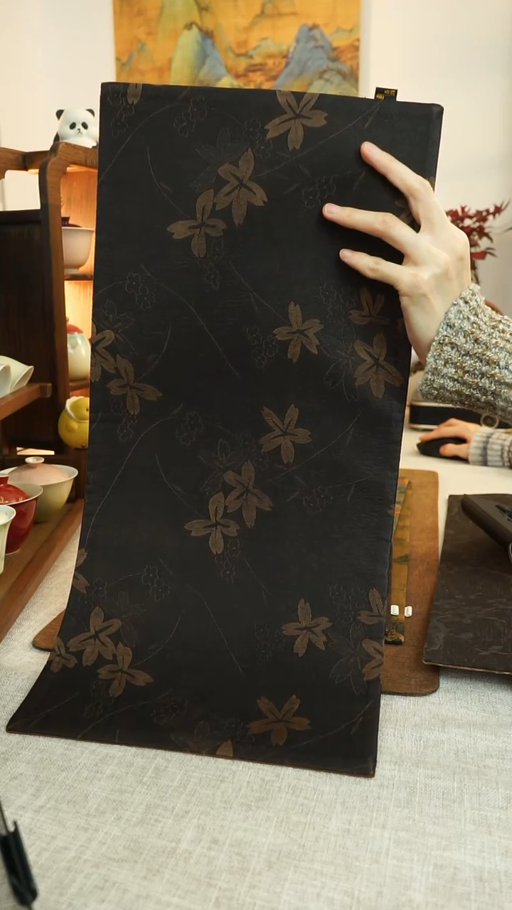 【闪购商品】其他樱花50*24双面香云纱茶席