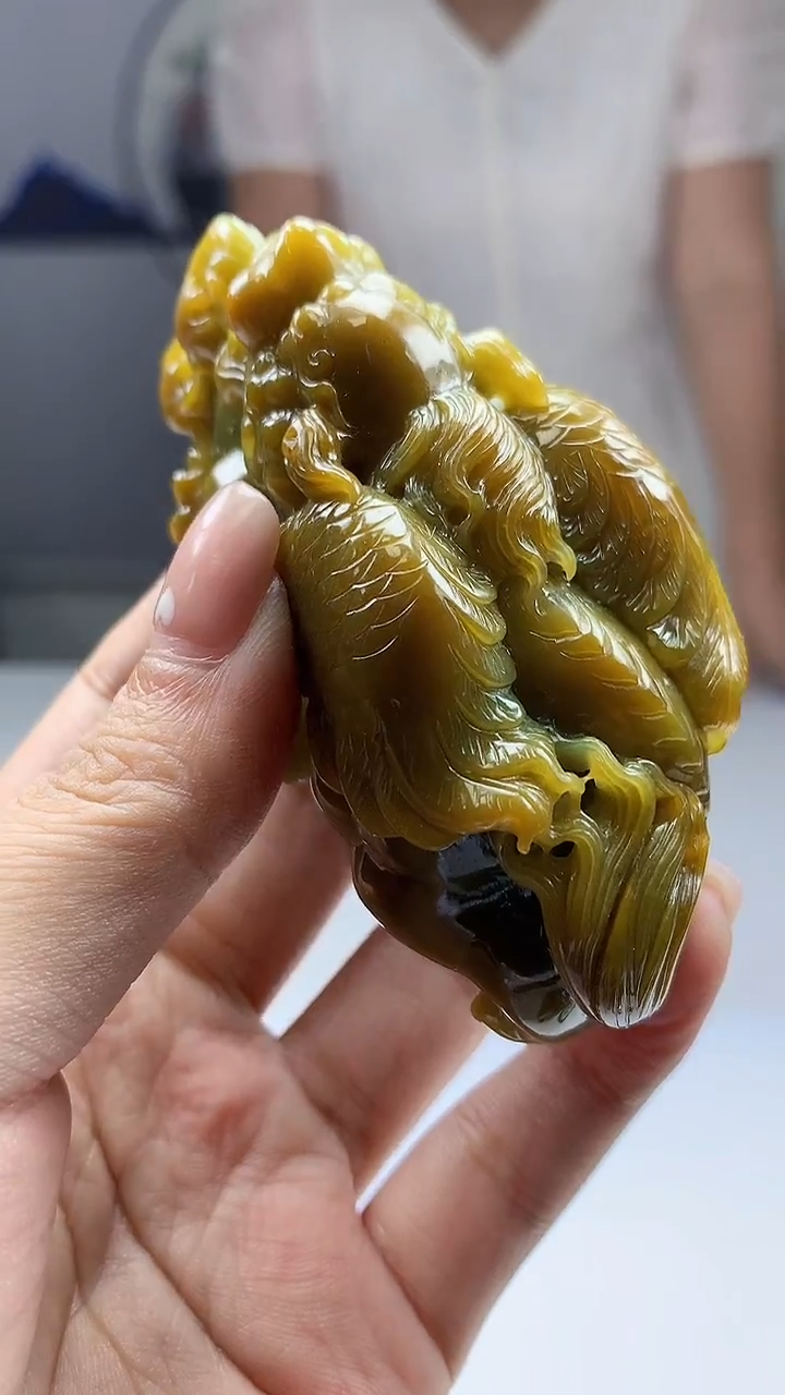 【闪购商品】定制翡翠未镶嵌4902ms-毛货165貔貅