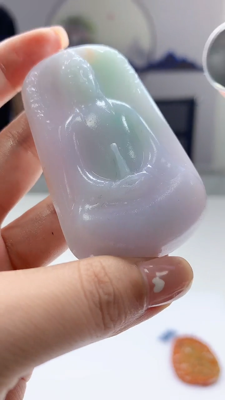【闪购商品】定制翡翠未镶嵌4830ms-毛货27观音