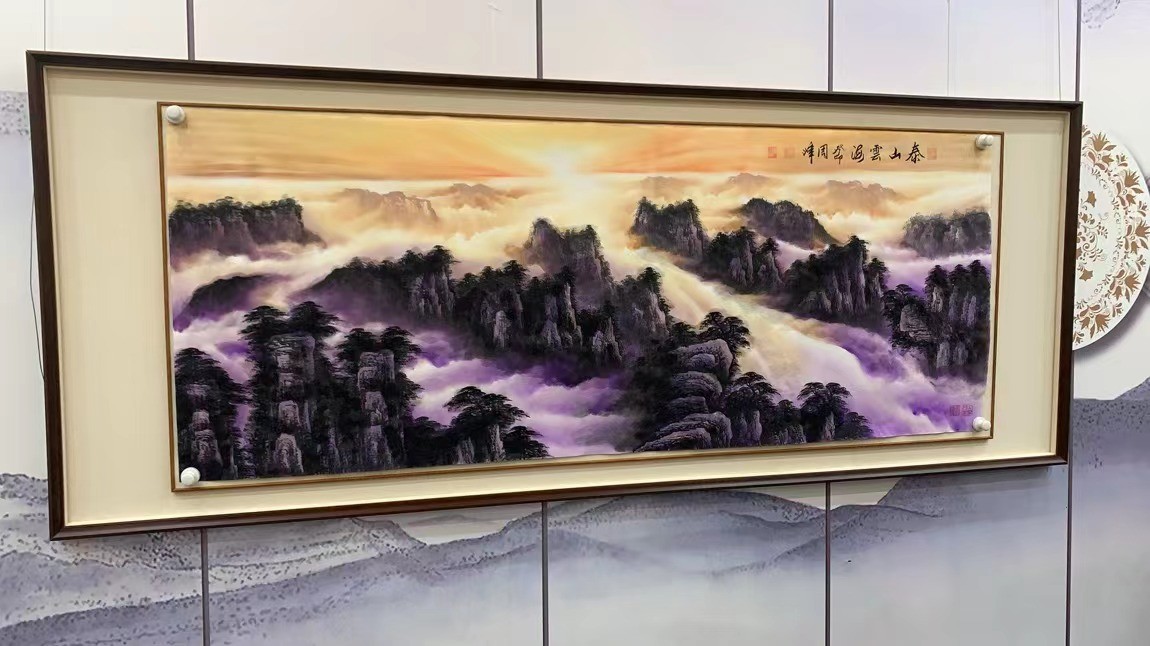 803-ZF-六尺横-山水-212-现场创作作品（无框）
