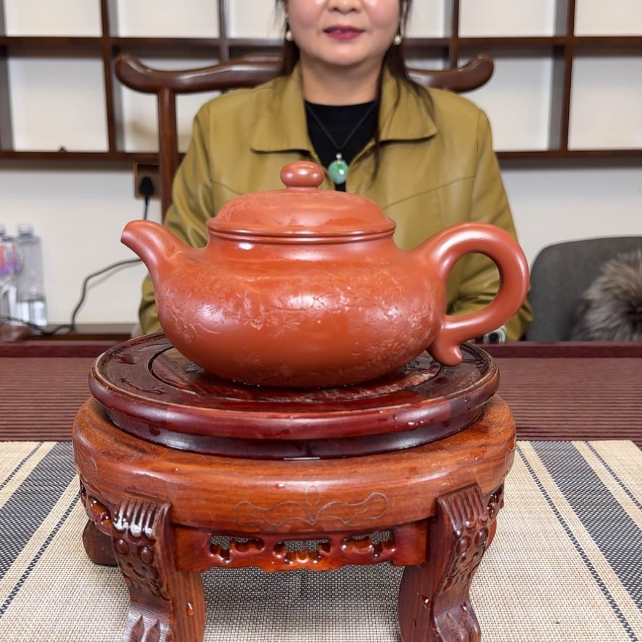 【闪购商品】紫砂茶壶 73大红袍 520cc
