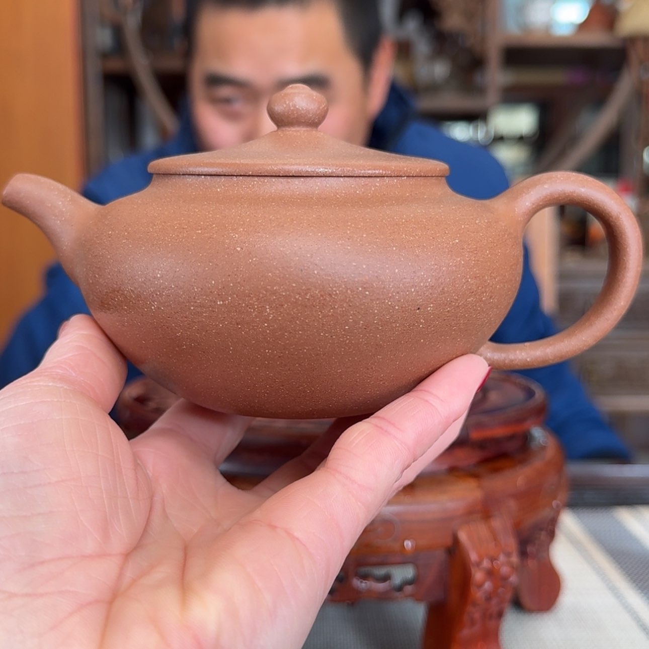 【闪购商品】紫砂茶壶300cc 朱泥满天星