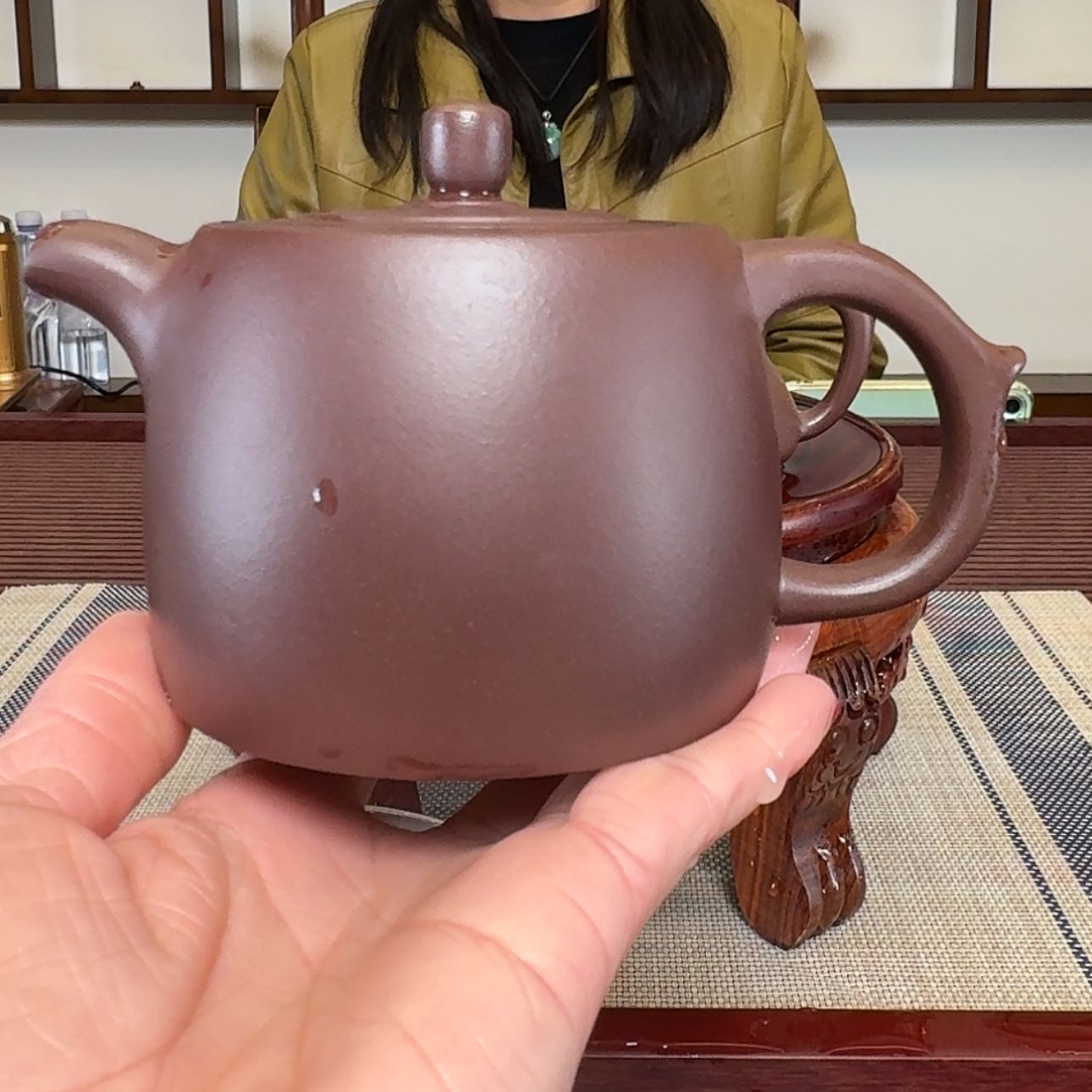 【闪购商品】紫砂茶壶240cc 紫袍玉砂