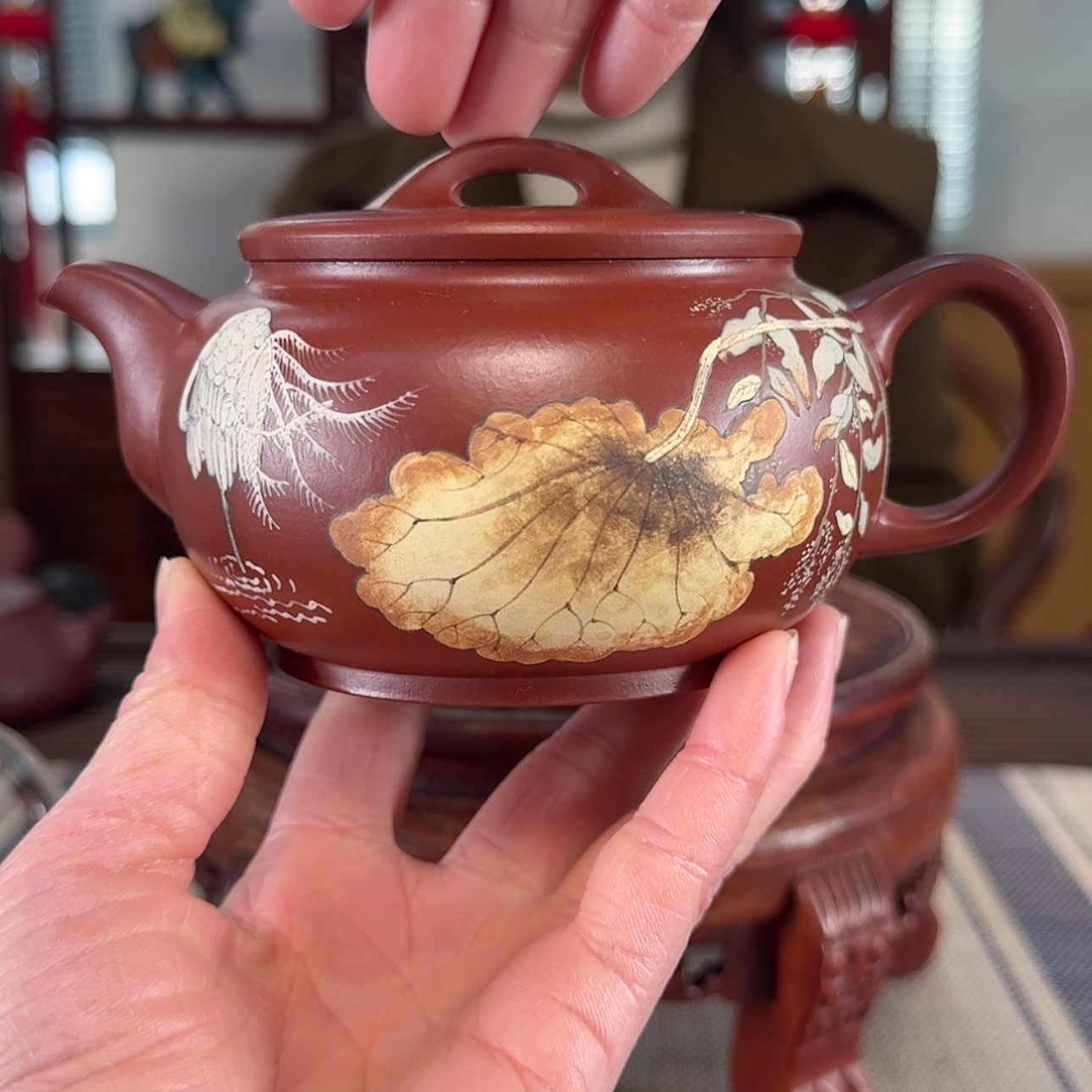 【闪购商品】紫砂茶壶340cc 冰窖大红袍