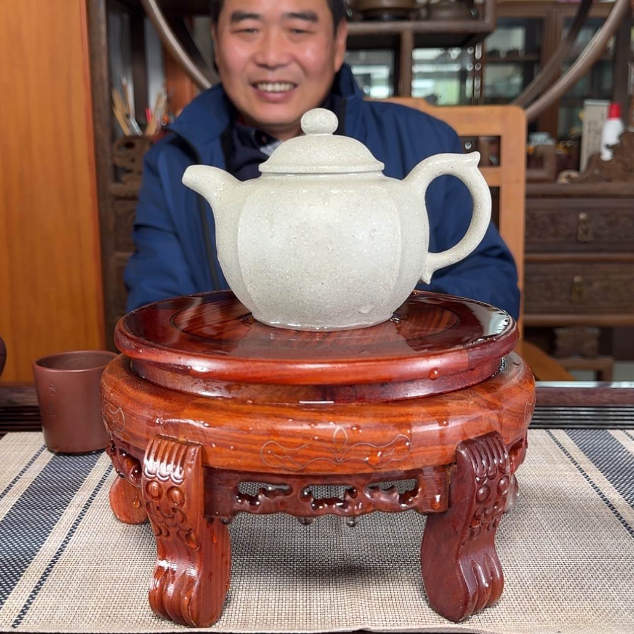 【闪购商品】紫砂茶壶象某牙白段 300cc